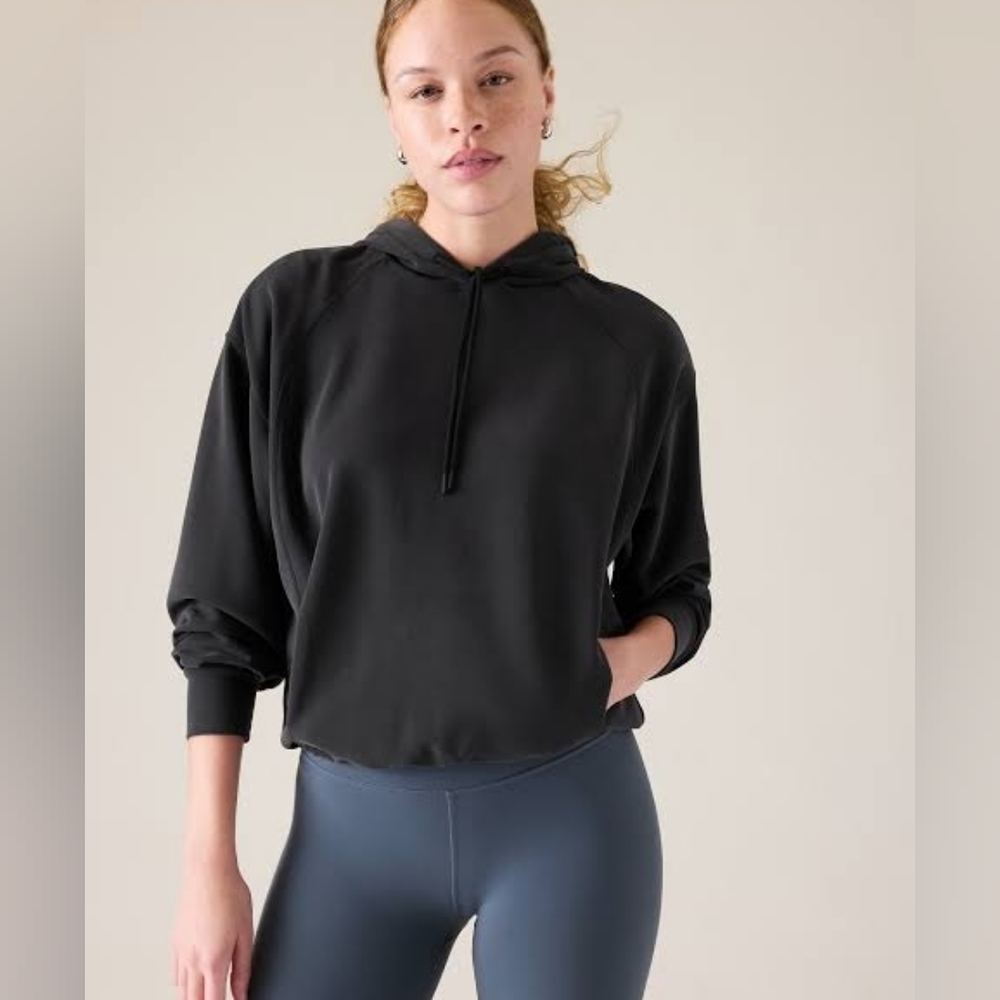 Athleta Seasoft Bubble Hem Hoodie, size XS